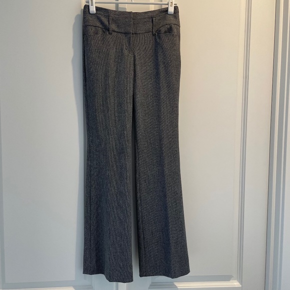 Beautiful Quality Express Editor Style Women’s Dress Pant in Black & White Tweed - Picture 1 of 6
